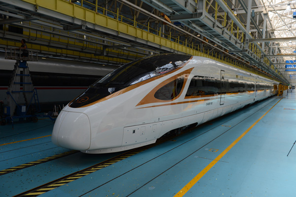 中国标准动车组命名在京举行 6月26日将在京沪高铁正式双向首发