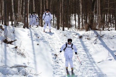 穿林海 过雪原 保生态 松江河森林公安分局组建雪上巡逻队